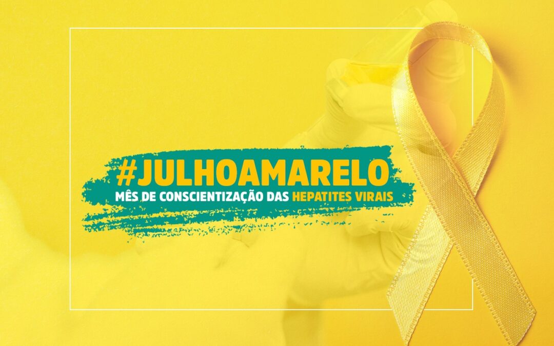 Julho Amarelo: UBSs oferecem teste rápido de hepatite. Live acontece dia 14/7