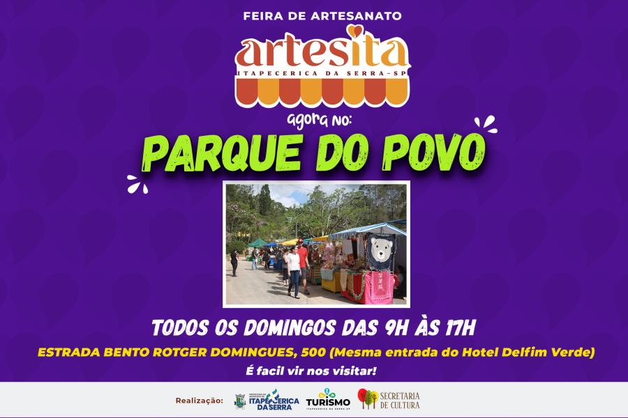 Neste domingo tem Artesita no Parque do Povo