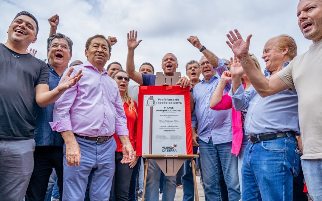 1ª fase do Parque do Povo no Marabá é inaugurada pelo Governo Municipal de Taboão da Serra