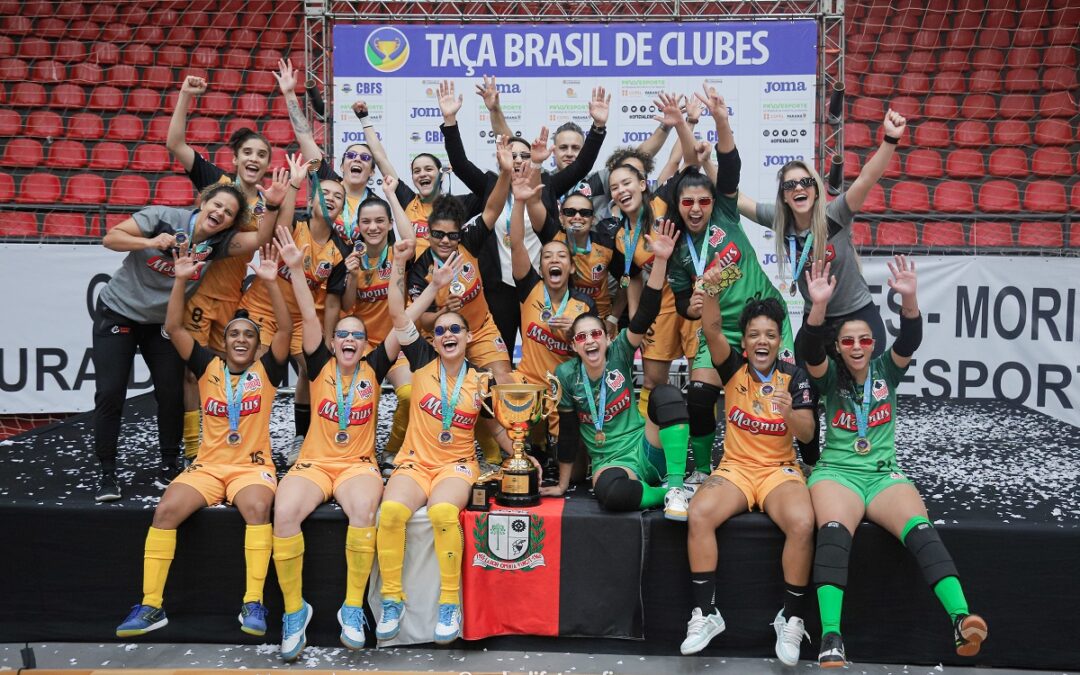 E.C. Taboão conquista título inédito da Taça Brasil de Futsal Feminina de 2023