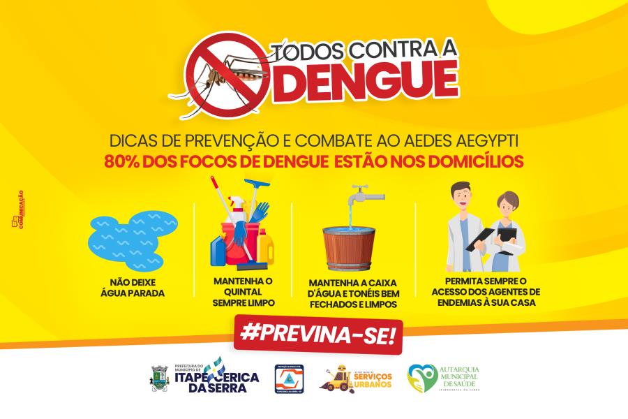 Ação contra a dengue acontece neste sábado