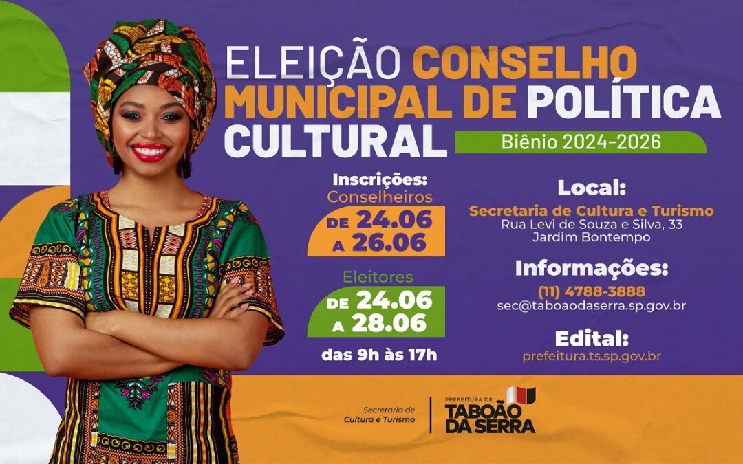 Governo Aprígio abre inscrições para eleição do Conselho Municipal de Política Cultural